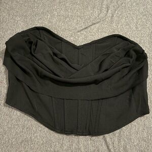Black corset top